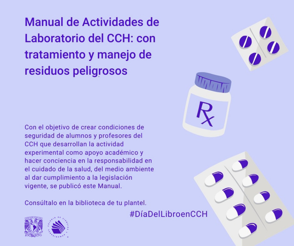 Imagen Manual de Actividades de Laboratorio del CCH: con tratamiento y manejo de residuos peligrosos